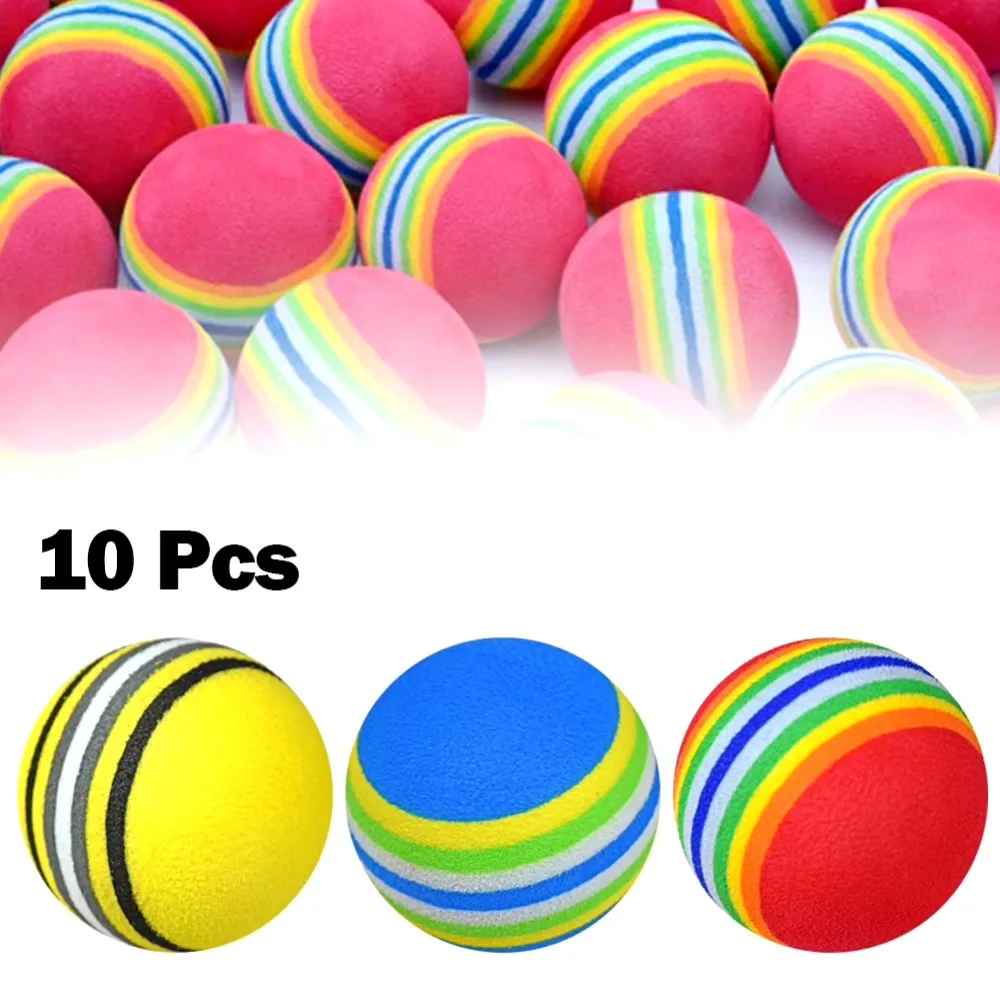 Golf Exercise Equipment - 10 шт., тренировочные пенопластовые мячи для