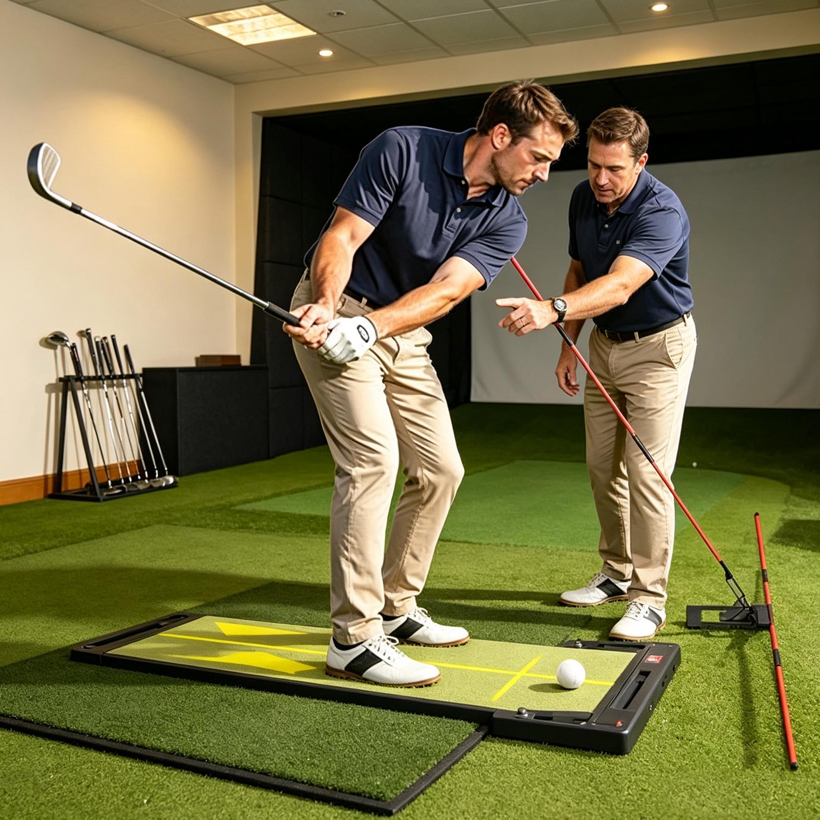 Golf Equipment For Beginners - Тренажер для гольфа с регулируемым углом