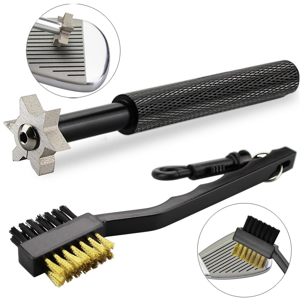Golf Equipment To Improve Your Game - 2 шт./компл., щетка для гольф-клуба, точилка