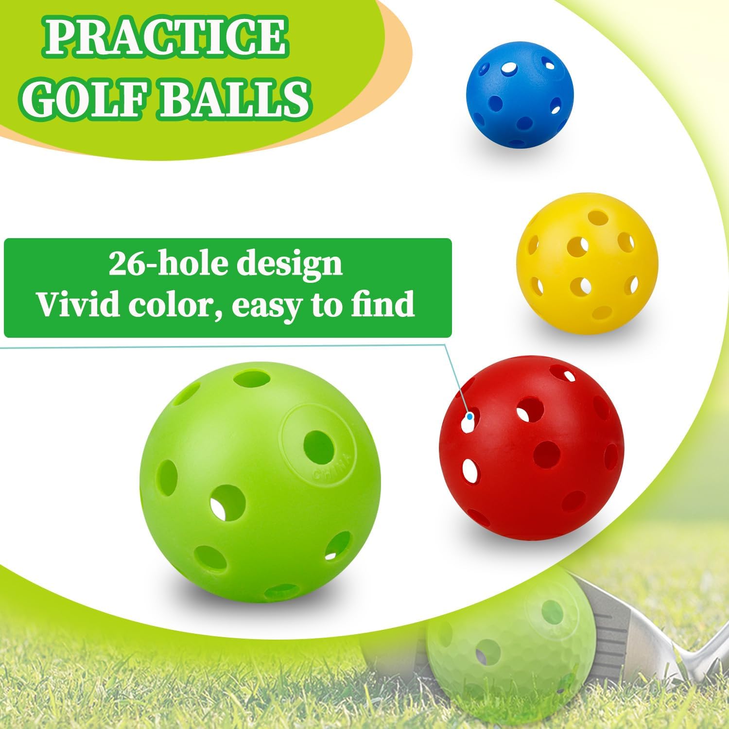 24 шт., 42 мм воздушный поток  – обзор и цена Golf Exercise Equipment
